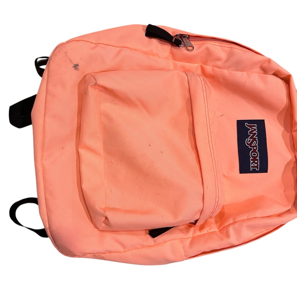 Jansport Orange Backpack Durable Casual Design